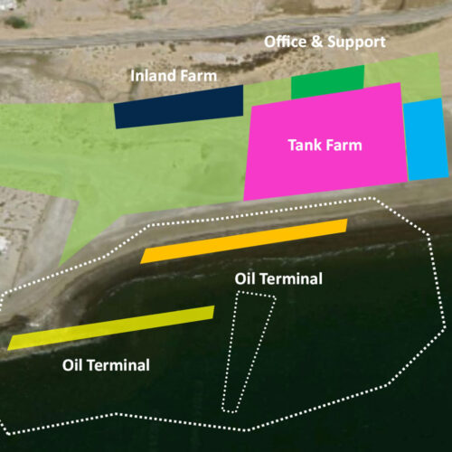 shinas port oil storage tanks Physical specifications